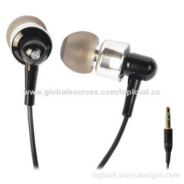 MP3 Earphones, 20Hz-20kHz Frequency Response, 1.2m TPE Cord